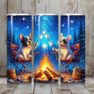 Dog Campfire 20 Oz Tumbler